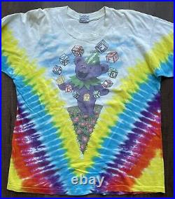 Vintage 1993 Grateful Dead Spring Tour Tie Dye Graphic T-Shirt Size XL