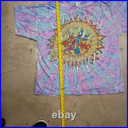 Vintage 1993 Grateful Dead Summer Tour Tiedye T-Shirt Mens Size XL