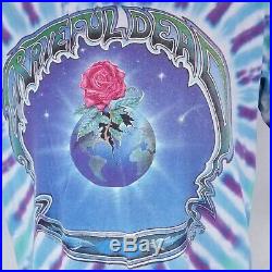 Vintage 1993 Grateful Dead T Shirt 90s Tie Dye Dubois Tee Winter Concert Tour XL