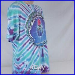 Vintage 1993 Grateful Dead T Shirt 90s Tie Dye Dubois Tee Winter Concert Tour XL