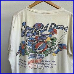 Vintage 1993 Grateful Dead Tee Summer Tour Dead Day Boxy Fit XL
