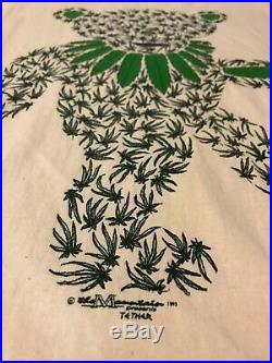 Vintage 1993 Grateful Dead Weed Bears shirt size Large deadstock single stitch