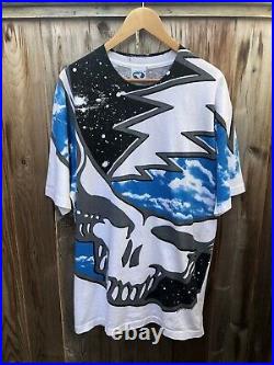 Vintage 1993 Grateful Dead West Coast Tour Band Tee Shirt (XL / 24 31)
