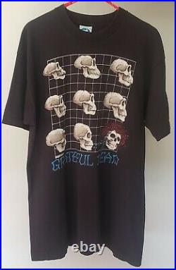 Vintage 1993 Grateful Dead What A Long Strange Trip It's Been T-Shirt XL Black