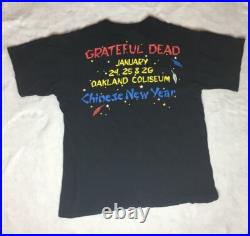 Vintage 1993 Grateful Dead Year Of The Rooster Tour Shirt GDM Brockum Size XL
