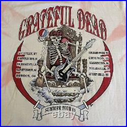 Vintage 1993 Grateful Dead tie dye Summer Tour T shirt