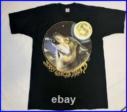 Vintage 1993 Jerry Garcia Band Wolf Tour T Shirt Grateful Dead USA Large Grail