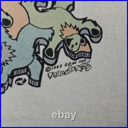 Vintage 1993 MC Escher Grateful Dead Liquid Blue Dancing Bears T-Shirt XL