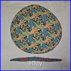 Vintage 1993 MC Escher Grateful Dead Liquid Blue Dancing Bears T-Shirt XL