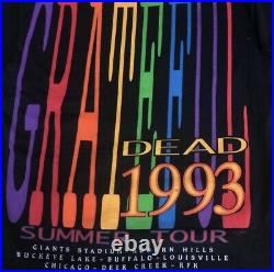 Vintage 1993 Single Stitch Grateful Dead Summer Tour Tee