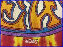 Vintage 1994 Concert GRATEFUL DEAD T Shirt BEAR Roses Tie Dye Size Large Anvil