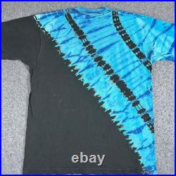 Vintage 1994 Grateful Dead Adjacent Skeleton Guitar Tie Dye T-Shirt Mens Large L