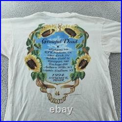 Vintage 1994 Grateful Dead Concert Shirt XL Summer Tour Sunflower Rock USA 90s
