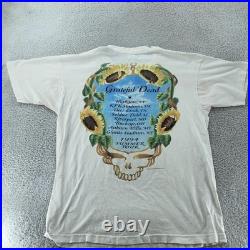 Vintage 1994 Grateful Dead Concert Shirt XL Summer Tour Sunflower Rock USA 90s