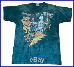 Vintage 1994 Grateful Dead Fall Tour Concert Shirt Wizard Of Oz Liquid Blue XL