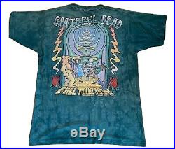 Vintage 1994 Grateful Dead Fall Tour Concert Shirt Wizard Of Oz Liquid Blue XL