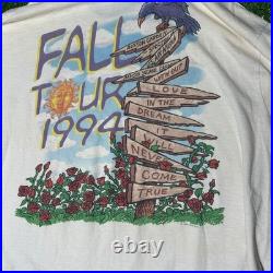 Vintage 1994 Grateful Dead Fall Tour Shirt On The Road Again Single Stitch XL