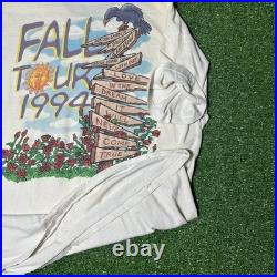 Vintage 1994 Grateful Dead Fall Tour Shirt On The Road Again Single Stitch XL