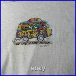 Vintage 1994 Grateful Dead Fall Tour Shirt On The Road Again Single Stitch XL