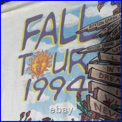 Vintage 1994 Grateful Dead Fall Tour Shirt On The Road Again Single Stitch XL