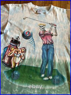 Vintage 1994 Grateful Dead Golfing Tour Promo T-Shirt 22x28 Large