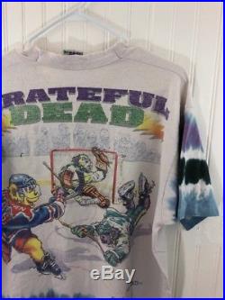 Vintage 1994 Grateful Dead Hockey NHL Steal Your Faceoff Concert Tour Shirt XL