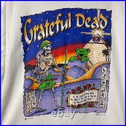 Vintage 1994 Grateful Dead Las Vegas Tour T Shirt Size XL Pyramid Egypt Fitzy's