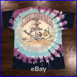 Vintage 1994 Grateful Dead Liquid Blue Steal Your Base T-Shirt