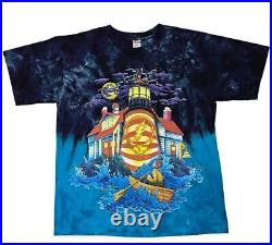 Vintage 1994 Grateful Dead San Francisco Tie Dye T-Shirt Ship Of Fools