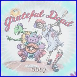 Vintage 1994 Grateful Dead Steal Your Base Liquid Blue Tie Dye Shirt