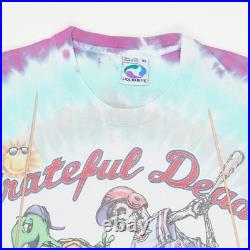 Vintage 1994 Grateful Dead Steal Your Base Liquid Blue Tie Dye Shirt