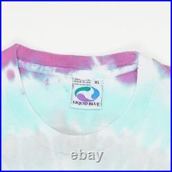 Vintage 1994 Grateful Dead Steal Your Base Liquid Blue Tie Dye Shirt