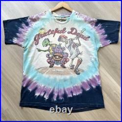 Vintage 1994 Grateful Dead Steal Your Base Liquid Blue Tie Dye Shirt XL Vintage 1994 Grateful Dead Steal Your Base Liquid Blue Tie Dye Shirt XL