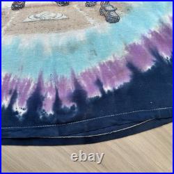 Vintage 1994 Grateful Dead Steal Your Base Liquid Blue Tie Dye Shirt XL