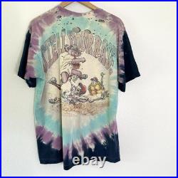 Vintage 1994 Grateful Dead Steal Your Base Liquid Blue Tie Dye Shirt XL