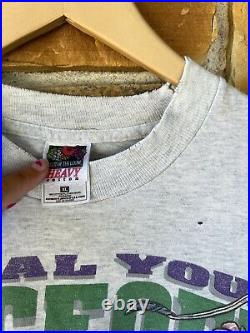 Vintage 1994 Grateful Dead Steal Your Face Hockey GDM Single Stitch T Shirt XL