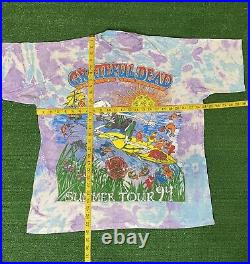 Vintage 1994 Grateful Dead Surf Ship Of Fools Shirt Size XL Rare