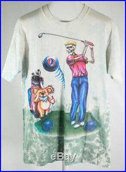 Vintage 1994 Grateful Dead T Shirt Fits Like L Golf Club Golfing PGA USA GD