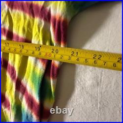 Vintage 1994 Grateful Dead Tour Tie Dye Shirt Stained Glass Steal Your Face XL
