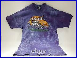 Vintage 1994 Grateful Dead Volkswagon Shirt Liquid Blue Graphic Purple XL (GS1)