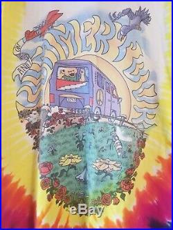 Vintage 1994 Grateful Dead band T Shirt Summer Tour Tie Dye rare XXL size Jerry