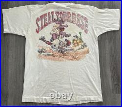 Vintage 1994 Liquid Blue Grateful Dead Steal Your Base t-shirt