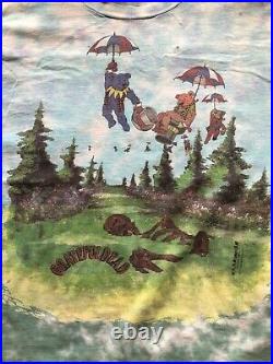Vintage 1994 Liquid Blue Grateful Dead /Tie Dye/Spring Tour Umbrella Bears XL