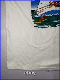 Vintage 1995 G. D. M Grateful Dead Shirt Sailboat S. S. Bear Boat Men Sz Large EUC