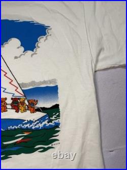 Vintage 1995 G. D. M Grateful Dead Shirt Sailboat S. S. Bear Boat Men Sz Large EUC
