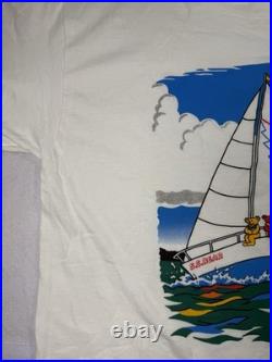 Vintage 1995 G. D. M Grateful Dead Shirt Sailboat S. S. Bear Boat Men Sz Large EUC