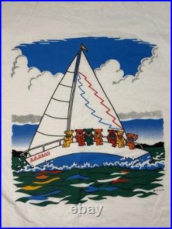 Vintage 1995 G. D. M Grateful Dead Shirt Sailboat S. S. Bear Boat Men Sz Large EUC