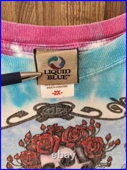 Vintage 1995 Grateful Dead 30th Anniversary Liquid Blue T-shirt XXL