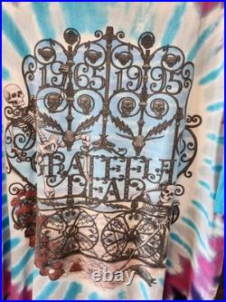 Vintage 1995 Grateful Dead 30th Anniversary Liquid Blue T-shirt XXL