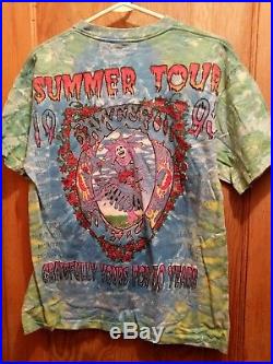 Vintage 1995 Grateful Dead 30th Anniversary Summer Tour T-Shirt XL Tie-Dye
